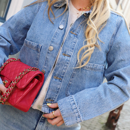 Sky denim jacket light blue