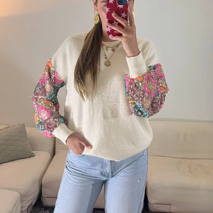 UNICORN Women's sweater black beige s m l