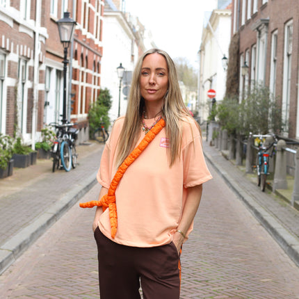 California sweater oranje