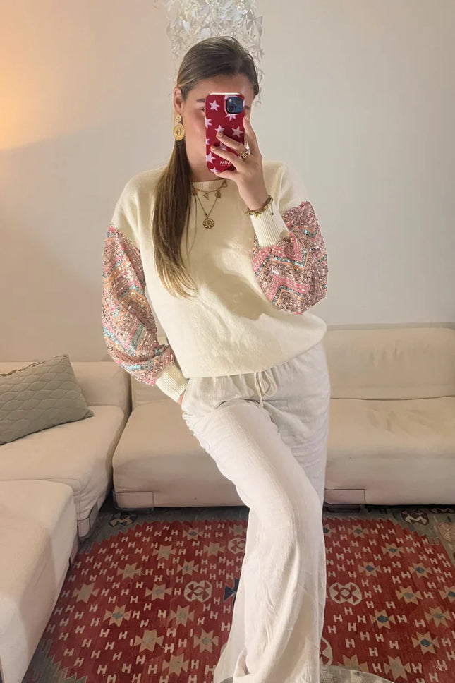 UNICORN Women's sweater beige s m l