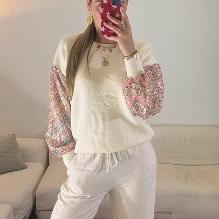 UNICORN Women's sweater beige s m l