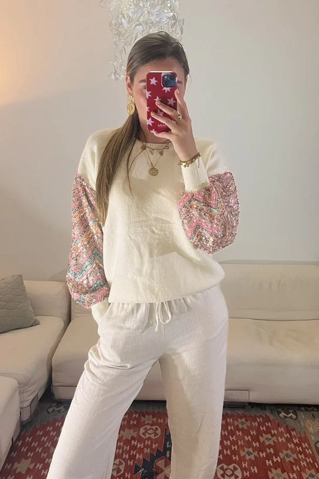 UNICORN Women's sweater beige s m l
