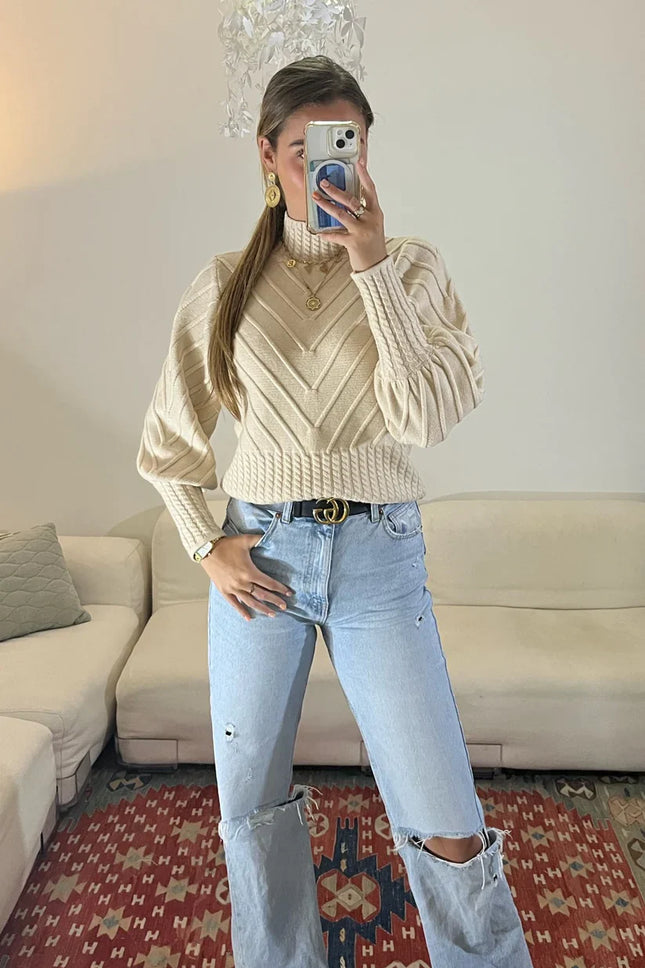 UNICORN Women's sweater beige s m l