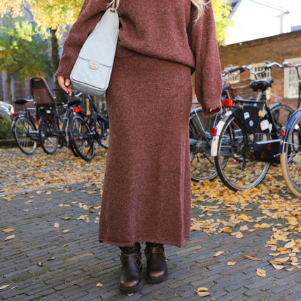Ydence Knitted skirt Eveline Mocha