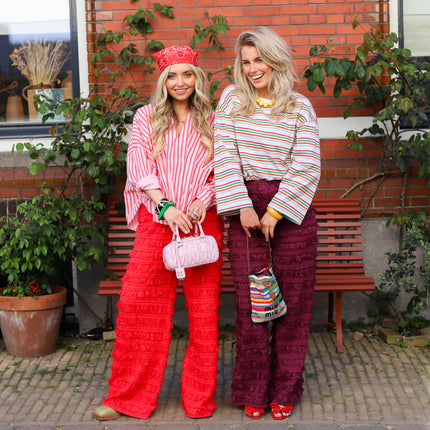 Harper & Yve Lo pants high risk red