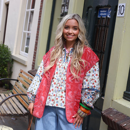 Sissel Edelbo Vida vest pink 