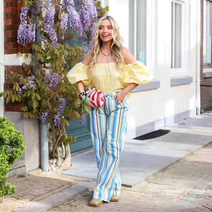 Harper & Yve Lauren top treasure glow geel