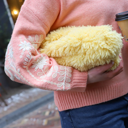 Sweater Yvette oranje wit