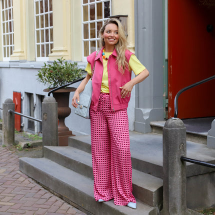 Ydence gilet Danielle Berry pink