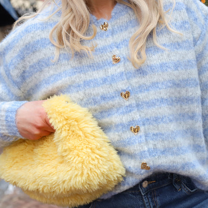 Vest Marjolein blauw
