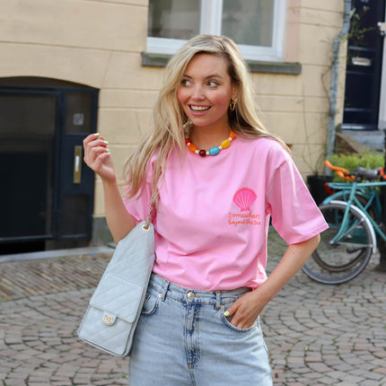 Somewhere tee roze
