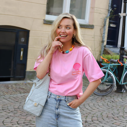 Somewhere tee roze