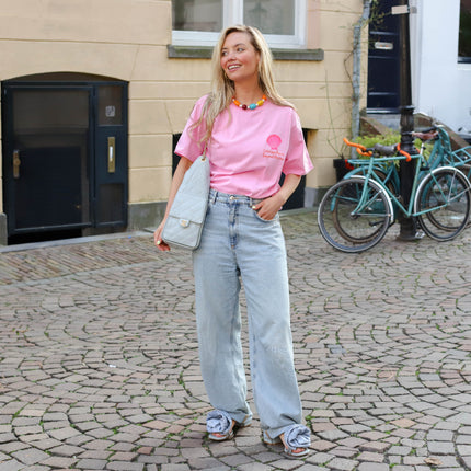 Somewhere tee roze