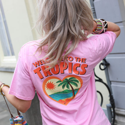 Tropics shirt roze