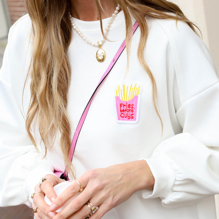 French fries sweater wit