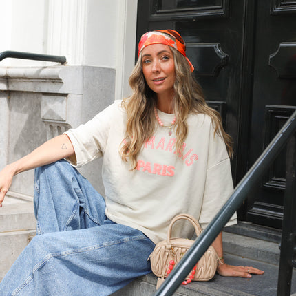 Le marais tee ecru