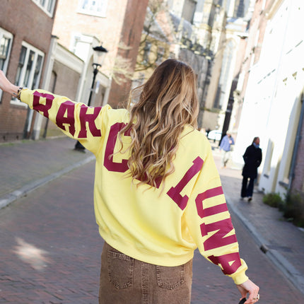 Fany oversized sweater lemon