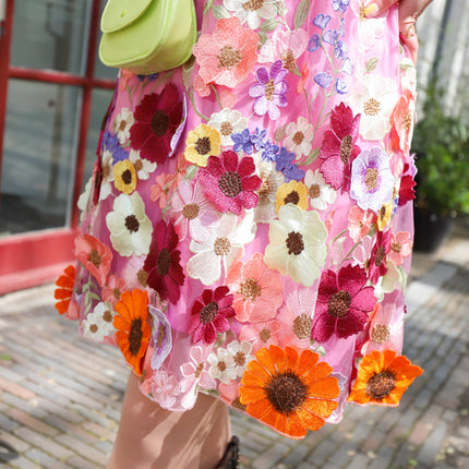 YAS Flowering dress pink
