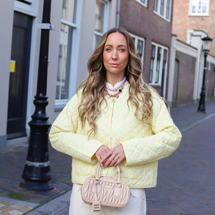 Krikke quilted jacket French vanilla