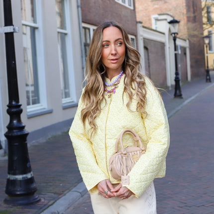 Krikke quilted jacket French vanilla