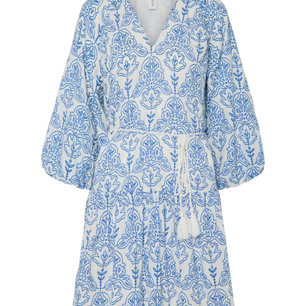 YAS Cinni midi dress star white cinni