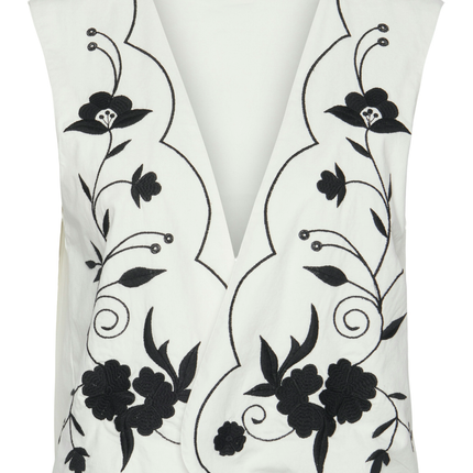 Kanhatten gilet cloud black
