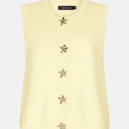 Ydence Knitted top Mona soft yellow