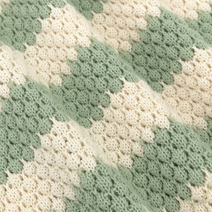 Ydence Knitted top Janouk Sage Green/ Ecru