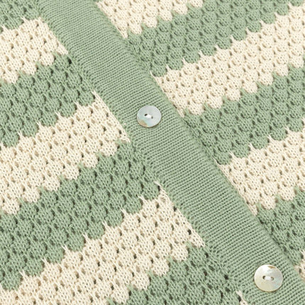 Ydence Knitted top Janouk Sage Green/ Ecru