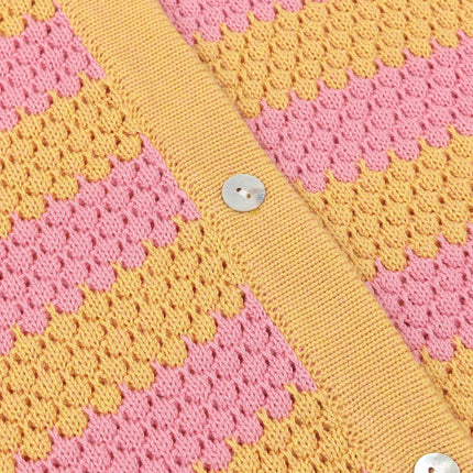 Ydence Knitted top Janouk Yellow Pink