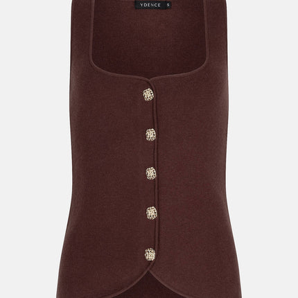 Ydence Knitted top Mella Brown