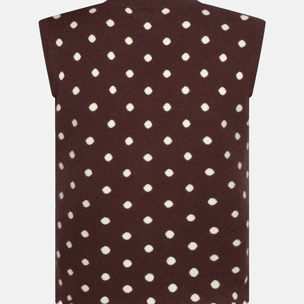 Ydence Knitted top Norah Brown ecru