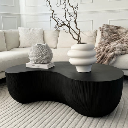Minimalistisch Betonnen Salontafel Groot Zwart