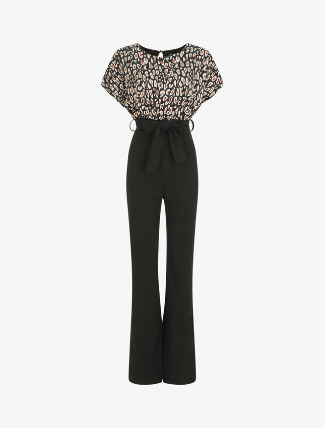 UNICORN Women's jumpsuit black leopard print s m l xl xxl