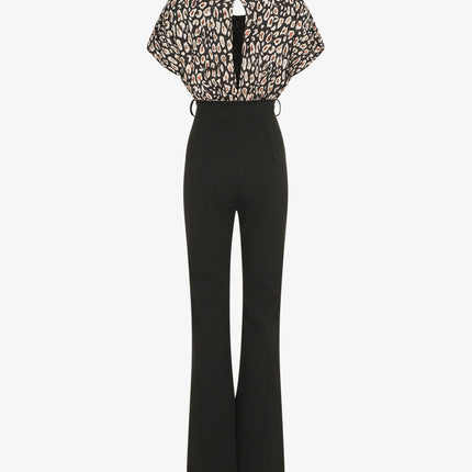 UNICORN Women's jumpsuit black leopard print s m l xl xxl