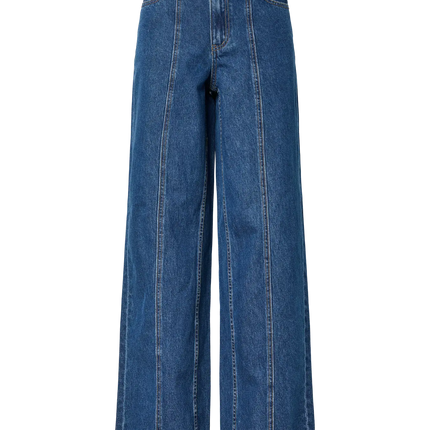 YAS Elsie wide jeans medium blue