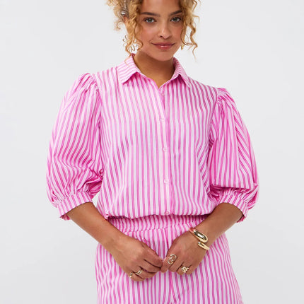 Ydence Blouse Annie soft pink/fuchsia