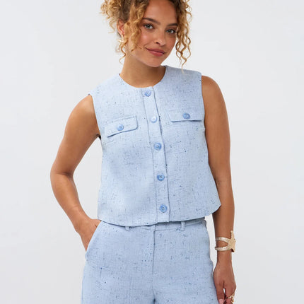 Ydence Gilet Amanda blue
