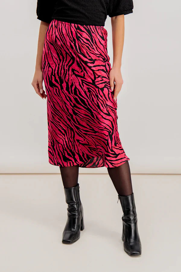 UNICORN Women's skirt pink zebra print xs s m l xl xxl xxxl