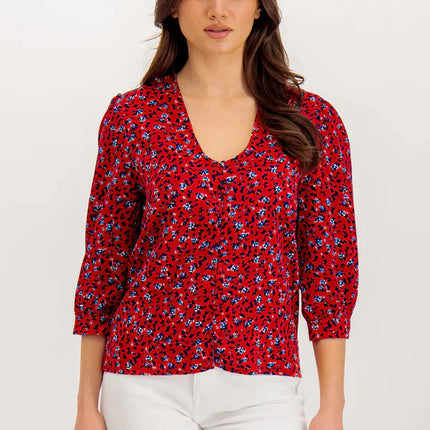 UNICORN Women's blouse red s m l xl xxl