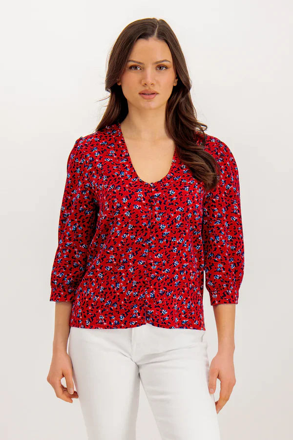 UNICORN Women's blouse red s m l xl xxl