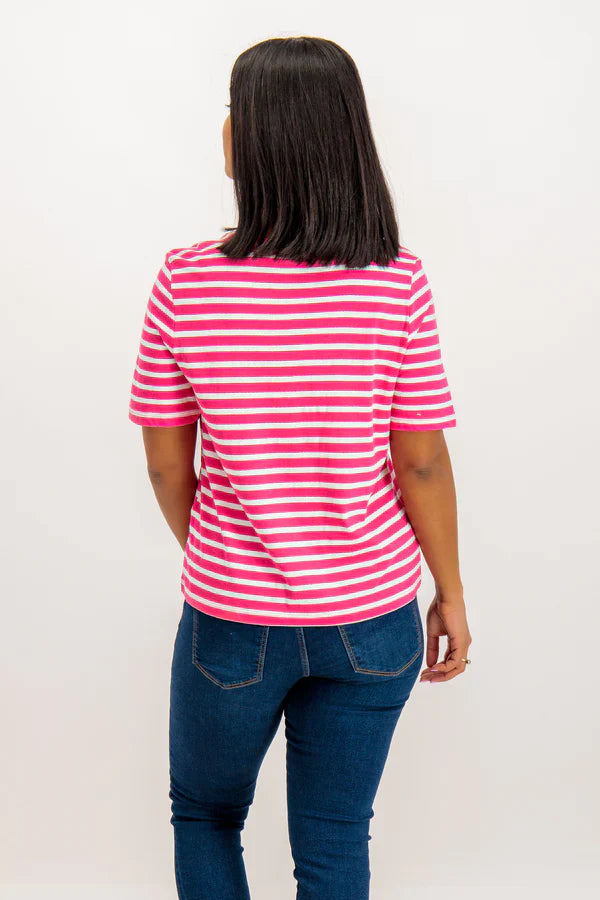 UNICORN Women's striped shirt pink xs s m l xl