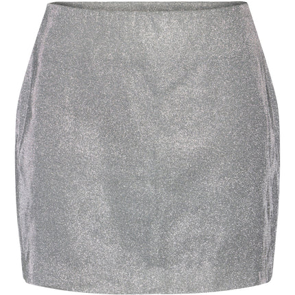 Glitty skirt silver