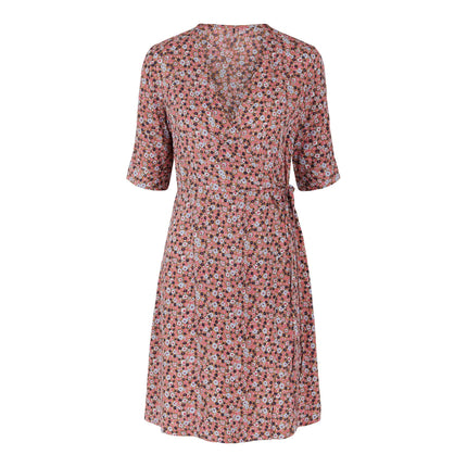 Kaitlyn wrap dress pink