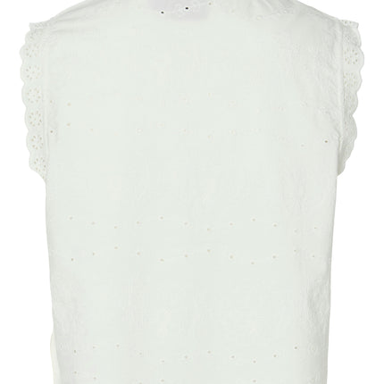 Talia tie blouse top cloud