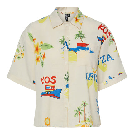 Bella blouse eggnog