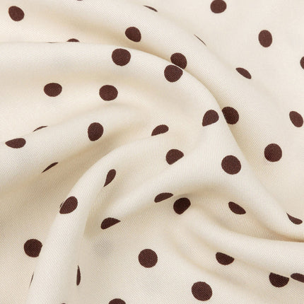 Ydence Pants Stacey Ecru/brown dot