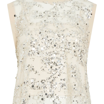 Rouge Edit Leona top silver