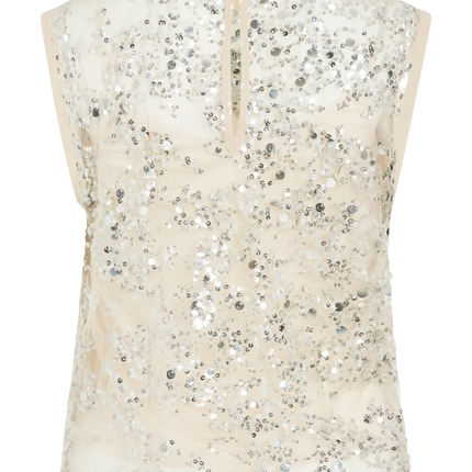 Rouge Edit Leona top silver