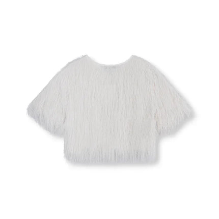 Refined Department woven cropped fringes blouse Fayenna